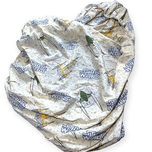 Star Wars Vintage Naboo Star Fighters Fitted Sheet Episode 1  1999